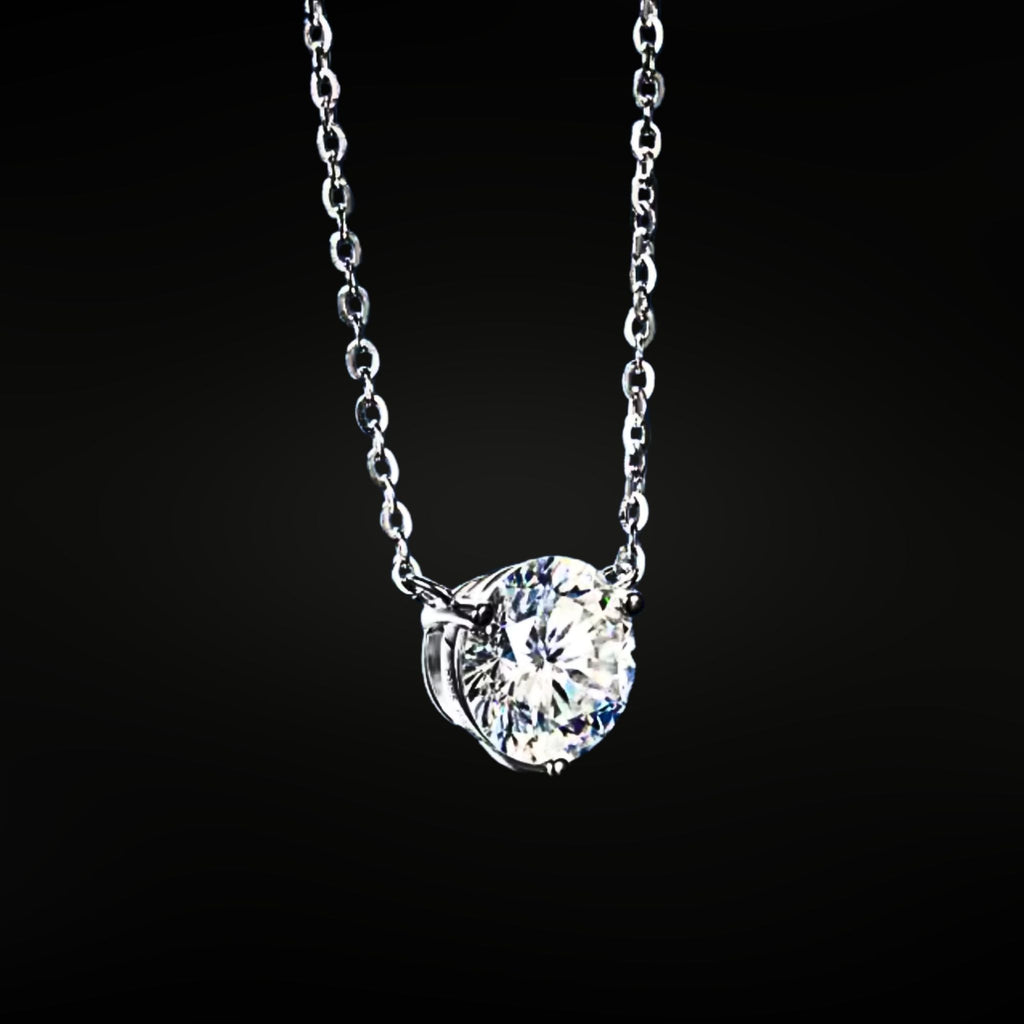 ÉCLATINE Classic Solitaire Pendant Necklace 2.0ct