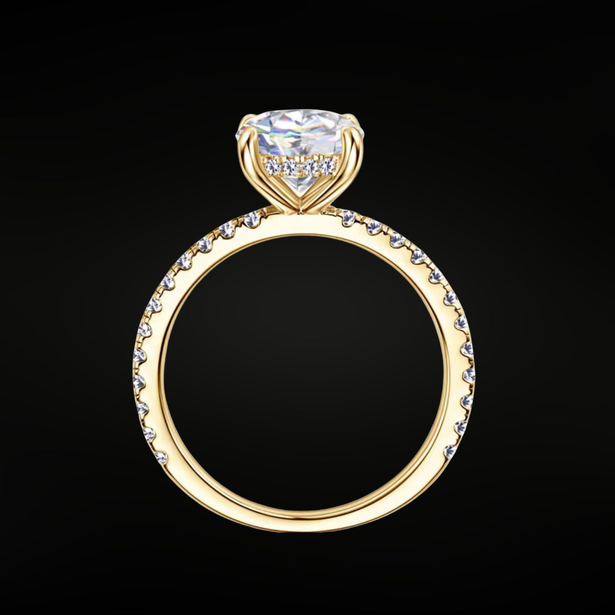 ÉCLATINE Classic  Solitaire Ring  2.0CT