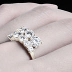 •ÉCLATINE Arc Brilliance Multi-Row Ring