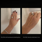 ÉCLATINE Will You Marry Me Classic Solitaire Engagement Ring  3.0ct