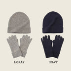 Luxe Hat& Gloves Set | 100% CASHMERE