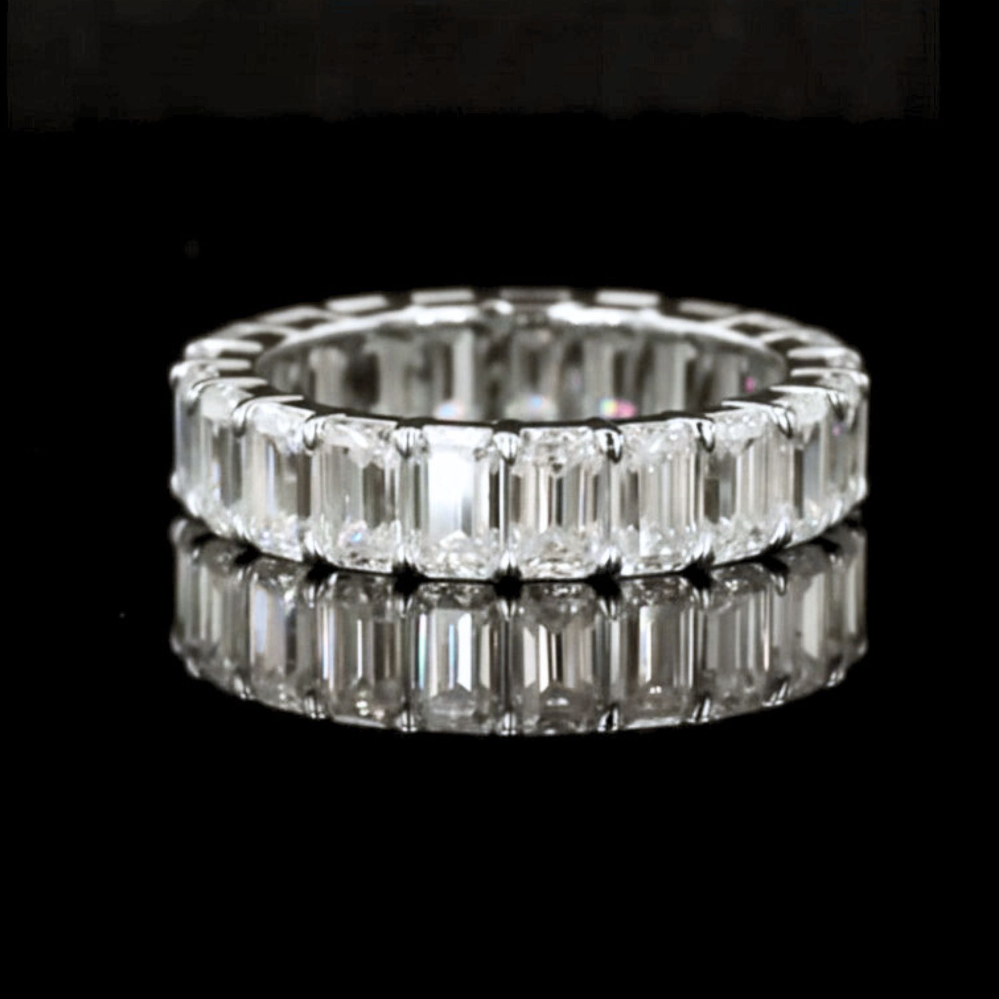 ÉCLATINE Signature Baguette Cut Eternity Band Ring