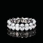 ÉCLATINE Signature Oval Cut Eternity Band Ring