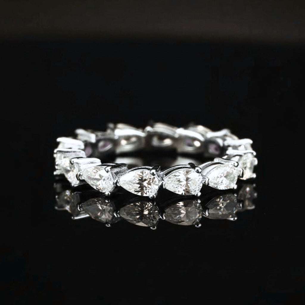 ÉCLATINE Signature Pear Cut Full Eternity Ring