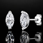 ÉCLATINE Classic Marquise Cut Studs Earrings 4x8 mm (approx. 0.5ct)