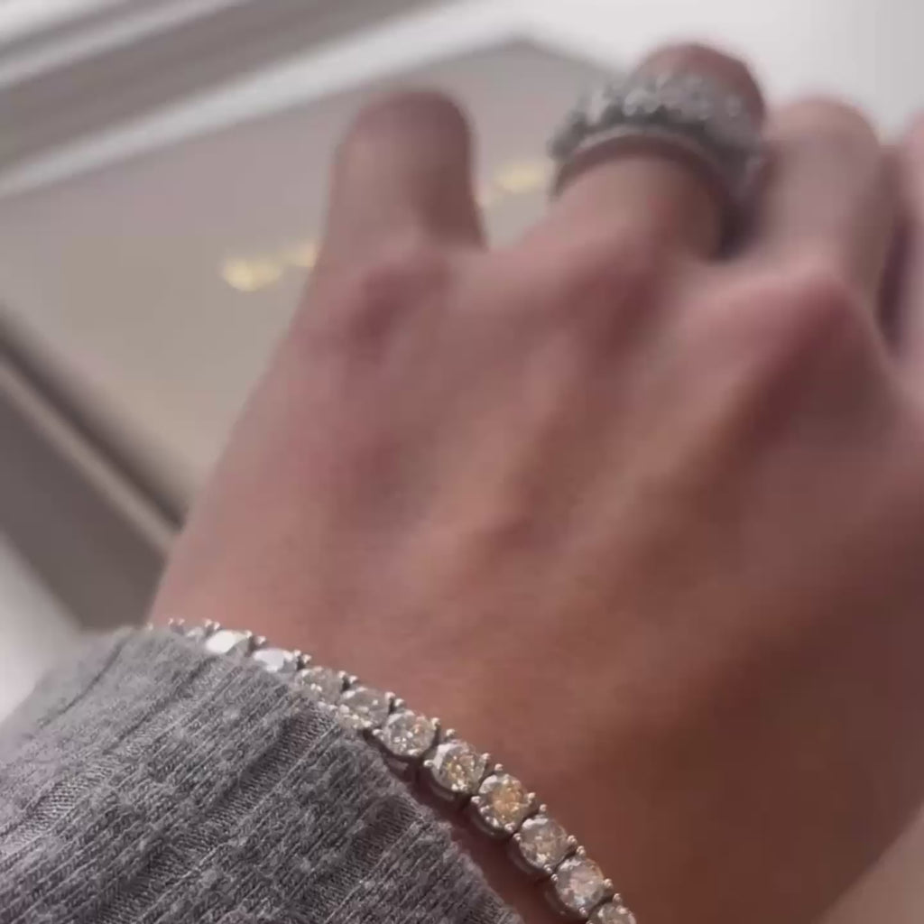 •ÉCLATINE Signature Tennis Bracelet 4mm
