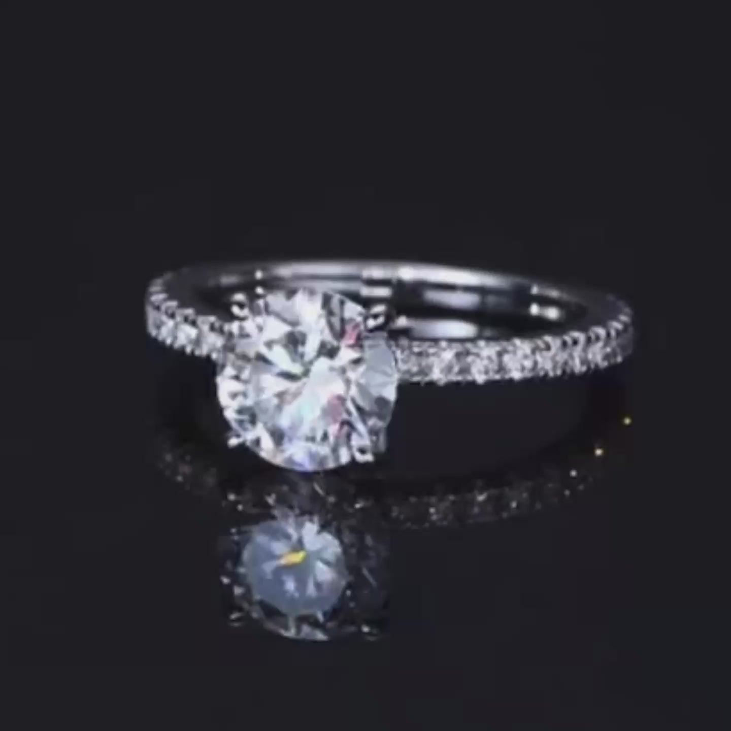 ÉCLATINE Classic  Solitaire Ring  2.0CT