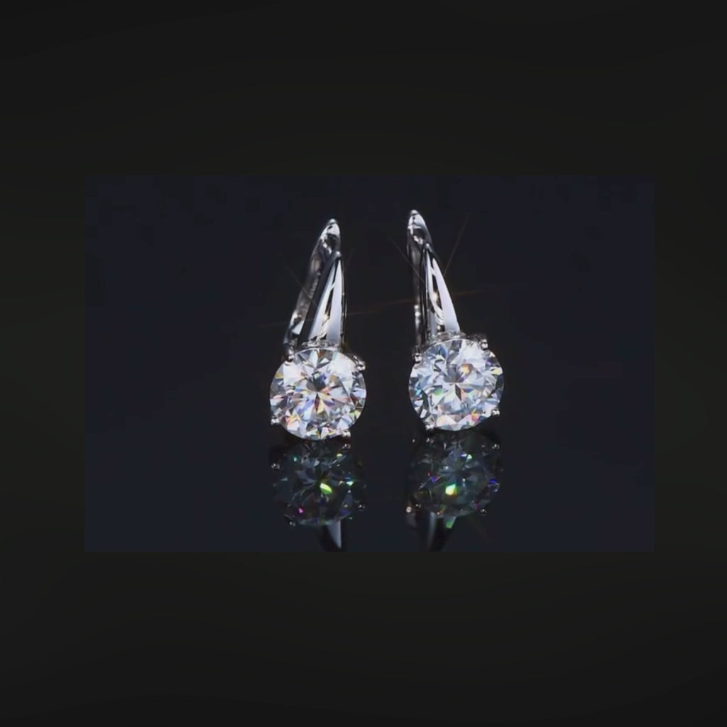 ÉCLATINE Luxe Sparkle Earrings  2ct