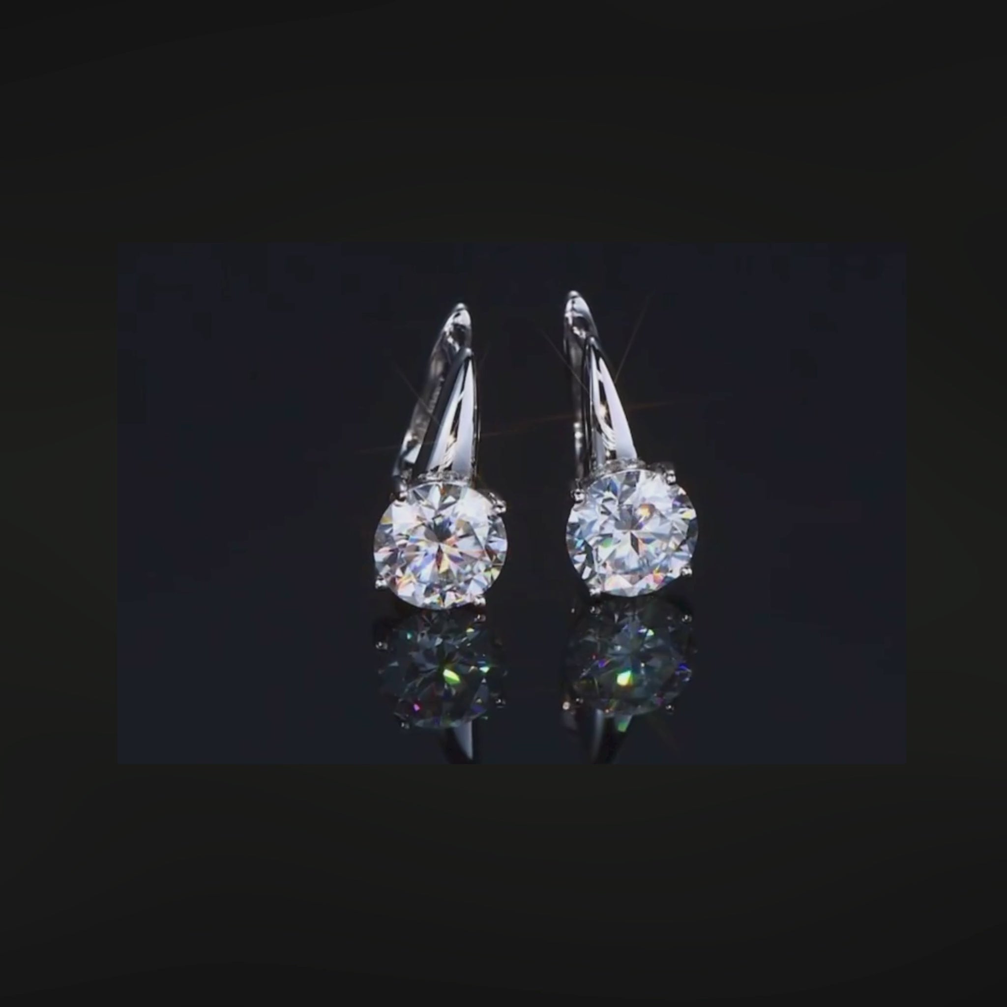ÉCLATINE Luxe Sparkle Earrings  2ct