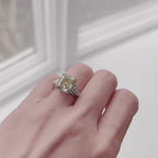 ÉCLATINE Made | 4CT LUMIÈRE Signature Ring | Emerald Cut